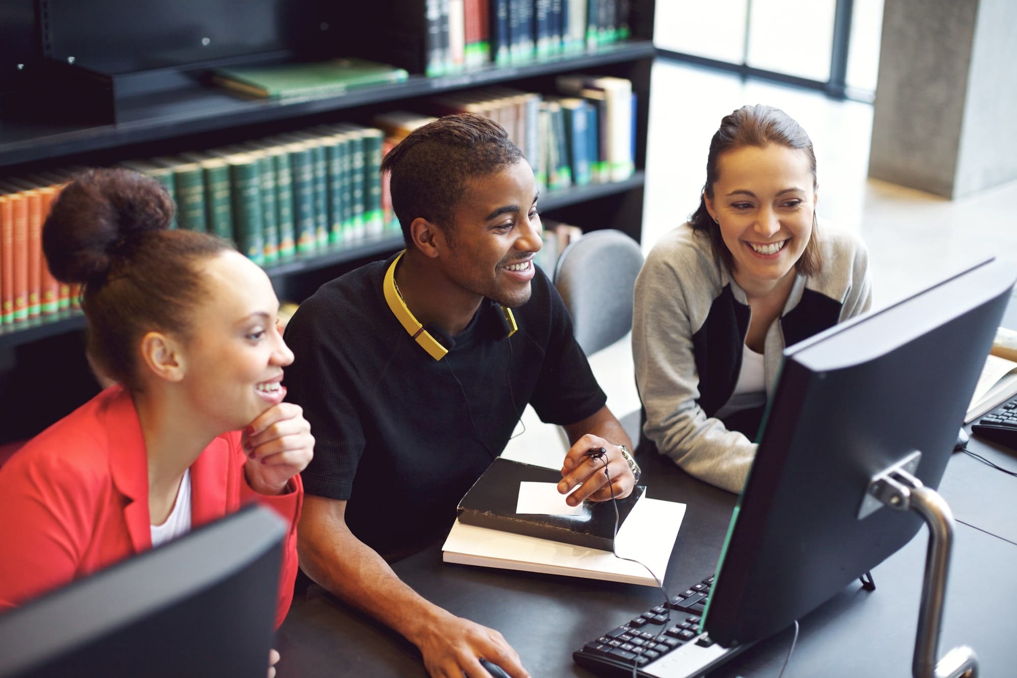 Students Using Computer